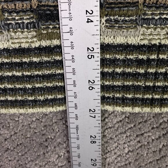 Vintage Jantzen Sweater Men's Large Textured 3D Cosby Grandpa Acrylic - Picture 9 of 9